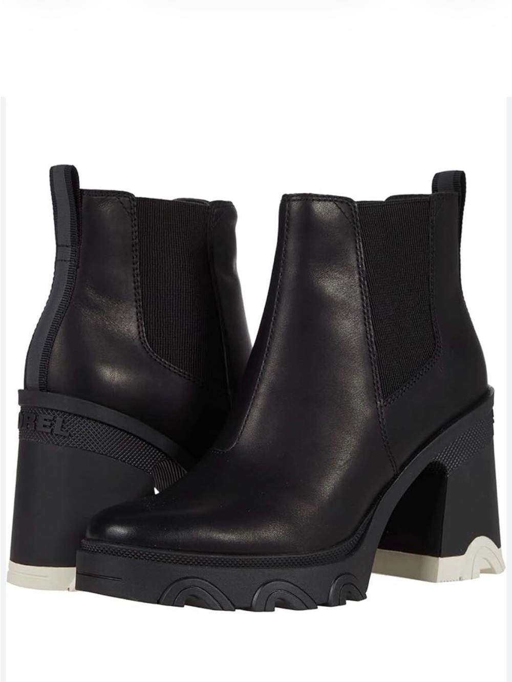 Sorel Brex Heel Chelsea Ankle Boot in Black Size 8.5